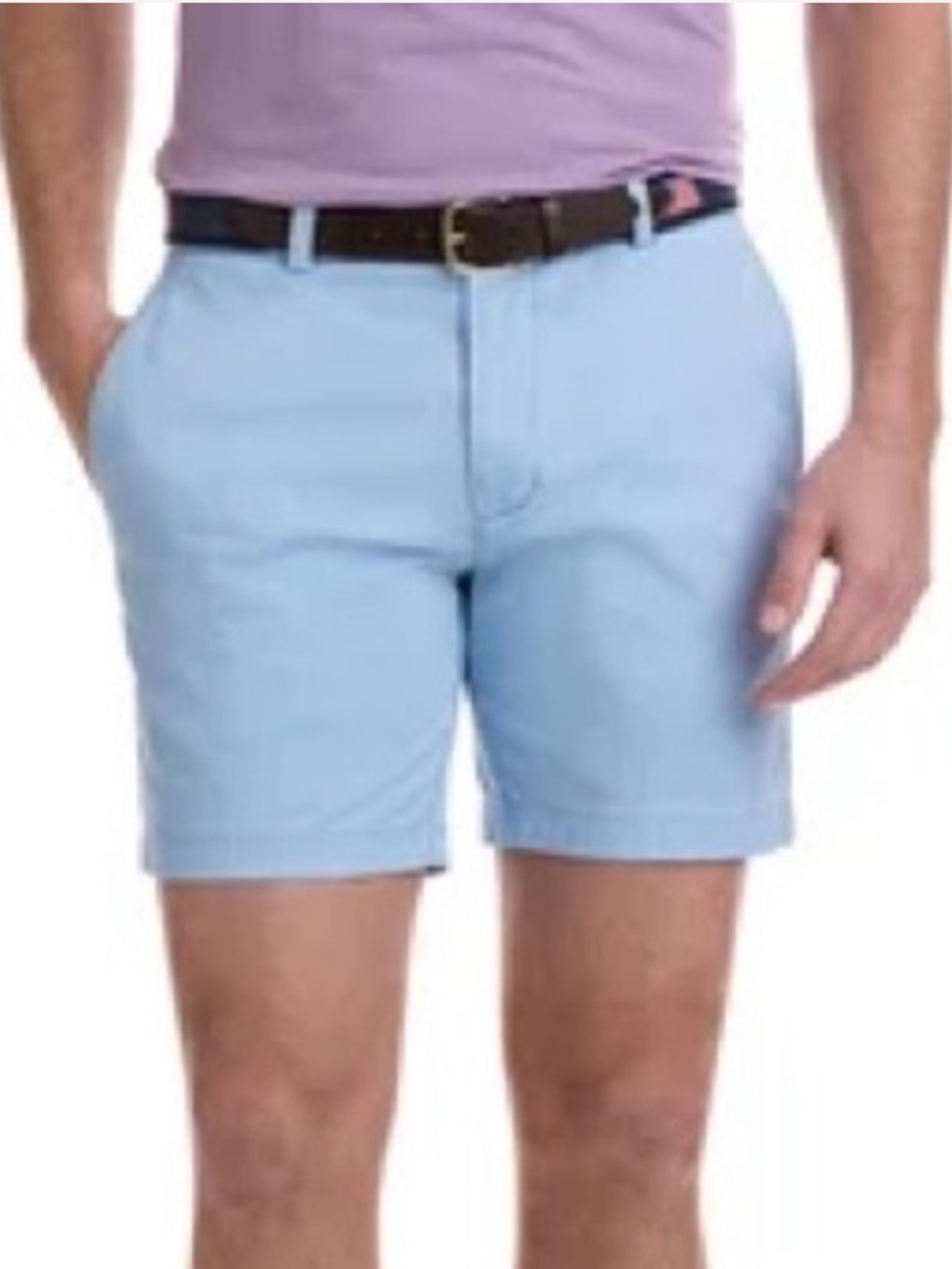 Vineyard Vines Light Blue Men’s Flat Front Breaker Shorts